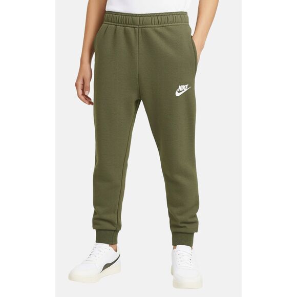 Nike - Men's Club Fleece Track Green Pants - Picture 1 of 6
